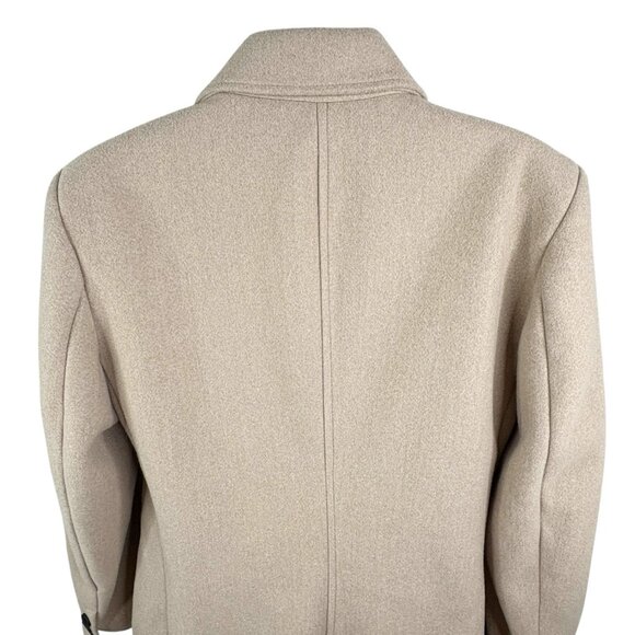 Soft Camel Two Button Front Coat Zara Winter Academia Women’s L Midi - Picture 7 of 12